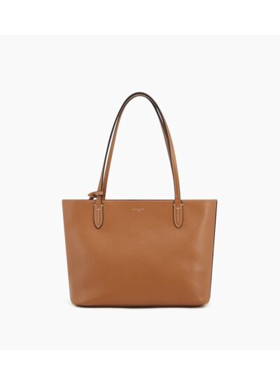 Petit sac cabas Louise en cuir grainé