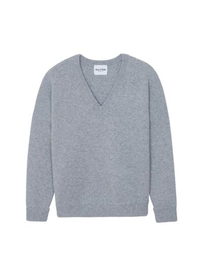 Pull Kiki Pull cachemire col v oversize femme