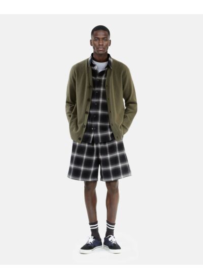 Cardigan Col V Boutonne