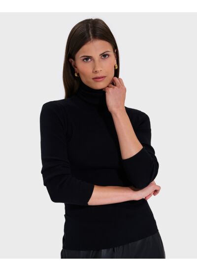 Pull Norvind Noir en Lyocell