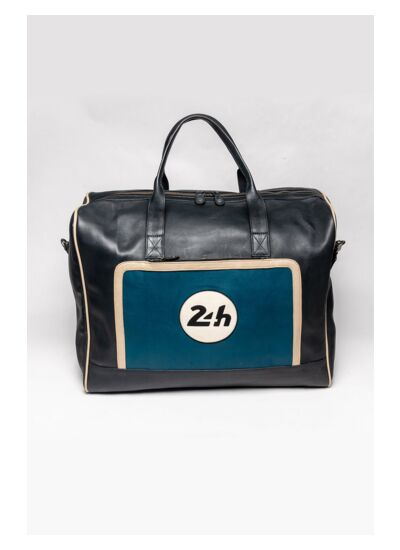 Sac cuir 24H Le Mans 72H Harrisson navy.ocean blue