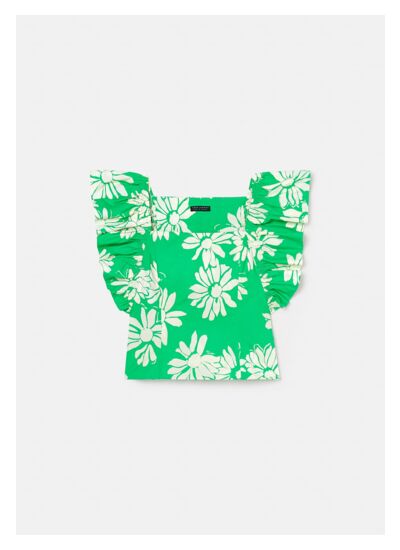 Top Tacha-Vert en Coton