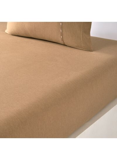 BOSS Home - Drap housse en coton modal ecru, Boss Sense