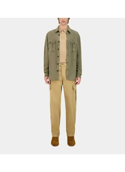 Chemise Militaire Poches Plaquees Homme