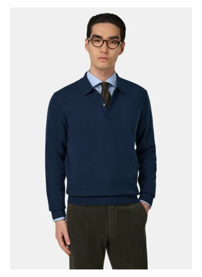 Pull Col Rond En Maille De Cachemire Mélangé