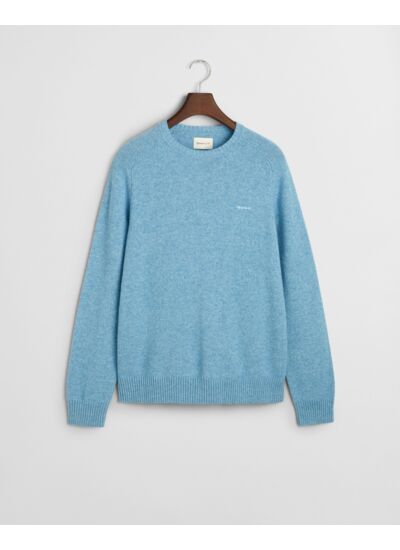 Wool Blend Crew Neck Sweater