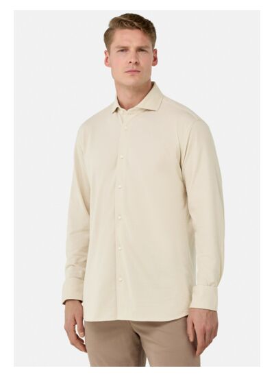 Polo Chemise en Piqué Regular Fit
