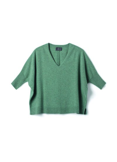 Pull V oversize - Femme - FEUILLE
