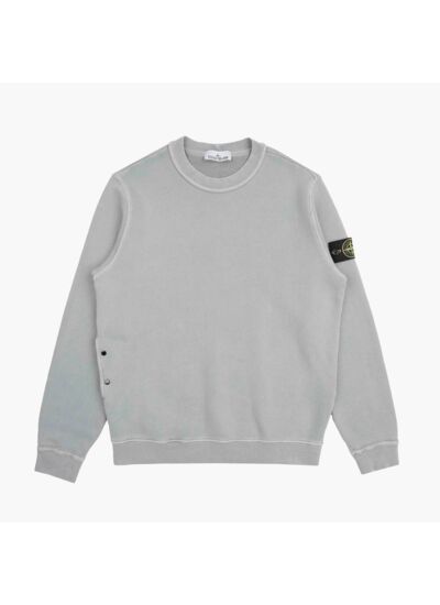 Stone Island Crewneck - Snap Pocket - Grey