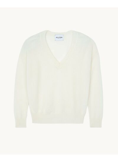 Pull Wendy Plain Pull cachemire col v boyfriend
