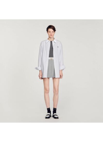 Chemise oversized à rayures