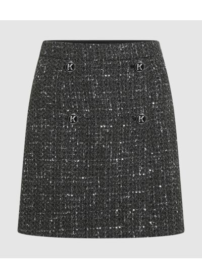 BOUCLE MINI SKIRT