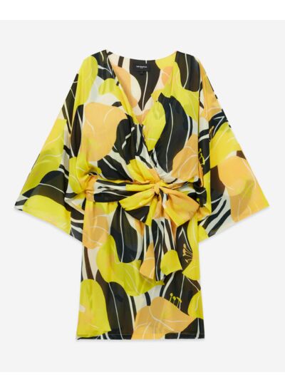 Robe Courte Kimono Femme