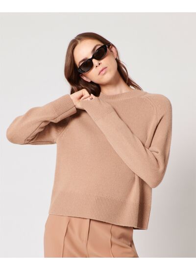 Pull Neona Camel en Laine