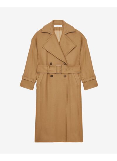 Manteau Long Ceinturé Kealia