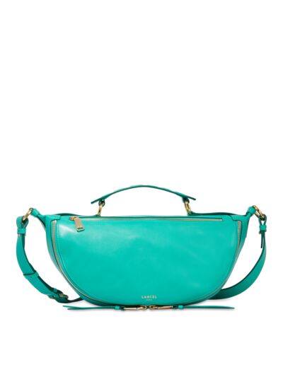 Origami De Lancel - Sac Porte Croise Zippe M - Emeraude