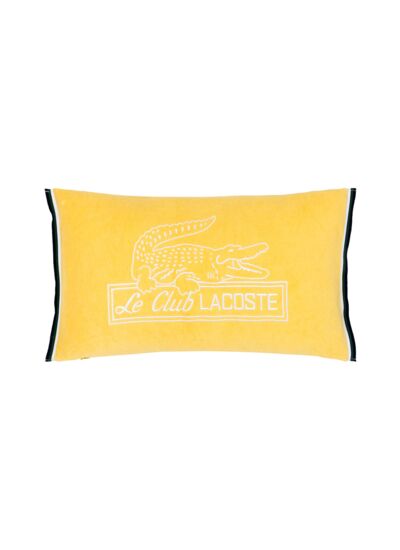 Lacoste - Housse de coussin en eponge vert, L Le Club