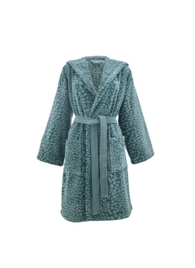 PEIGNOIR À CAPUCHE | Imaginaire - Bleu nuit