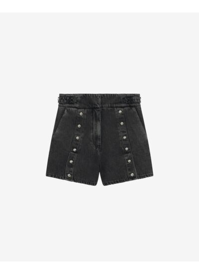 Short En Jean À Boutons Gennya