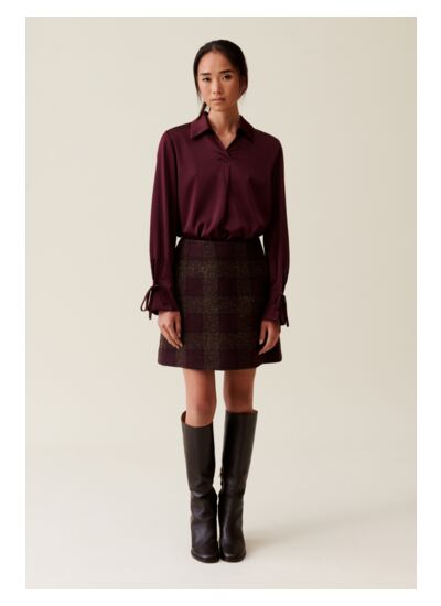 Blouse fluide col ouvert