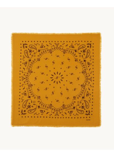 Grand Bandana Hachiko Grand Bandana Cachemire Imprimé, 2 fils