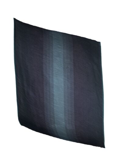 Lady stole plisse'-indigo