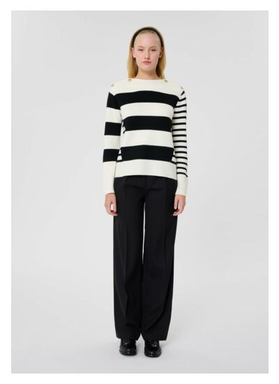 Pull Poetesse-Ecru en Polyester