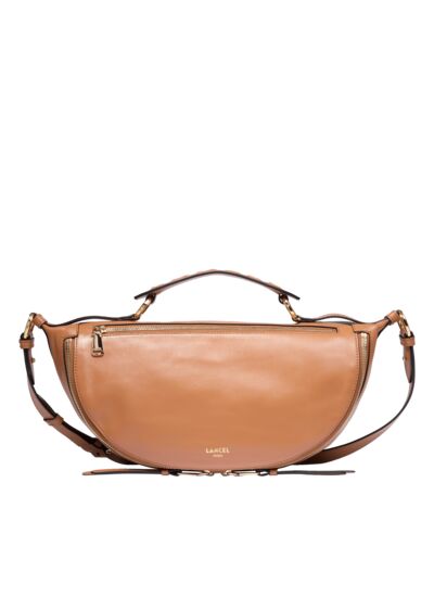 ORIGAMI DE LANCEL - SAC PORTE CROISE ZIPPE M - Camel