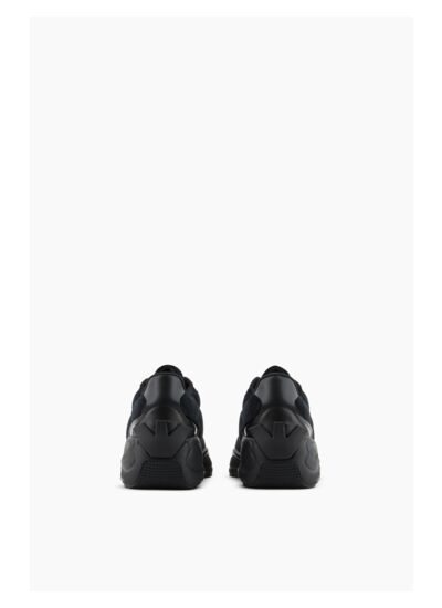 Snk velours + pu breveté noir