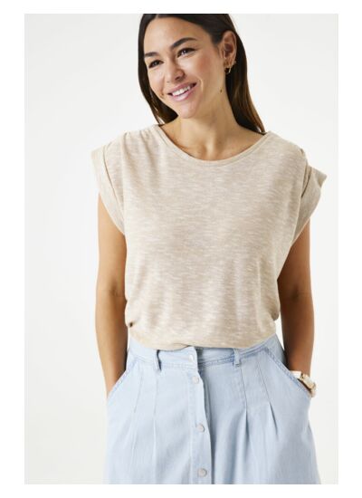Women T-shirt Brown