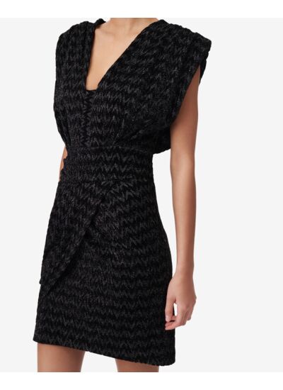 Robe Courte En Tweed Lukani