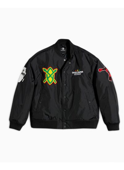 Daily Paper Stadium Jacket Black