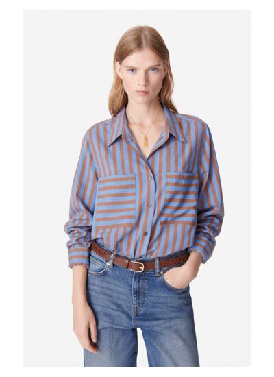 Chemise Dann En Viscose Mélangée