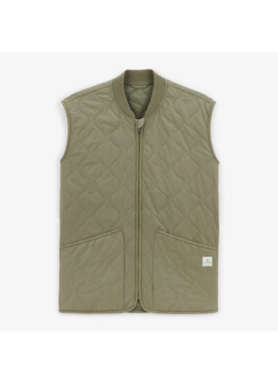 Veste sans manche Dustin matelassée beige