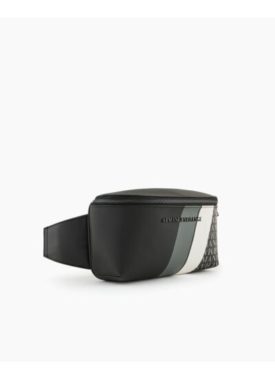 Sac ceinture dyla - noir / vert agave