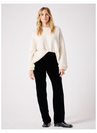 Pantalon en velours Cory NOIR