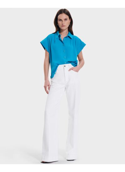 Top Tarina Bleu en Polyester
