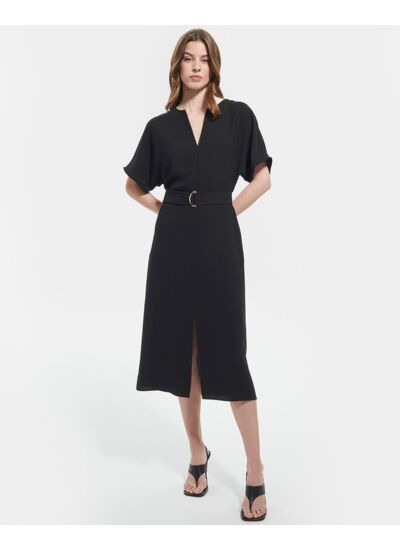 Robe Rafaelle Noir en Polyester