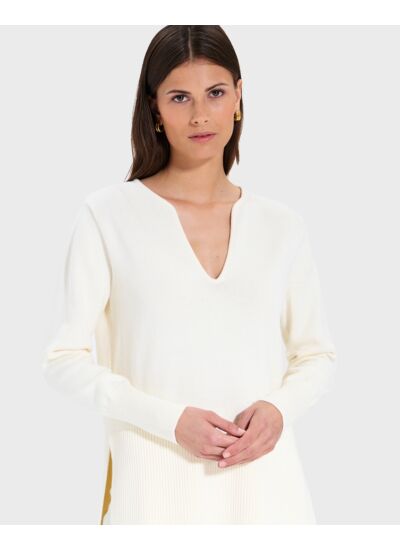Pull Nalani Ecru en Laine