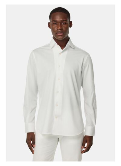 Polo Chemise en Jersey Regular Fit