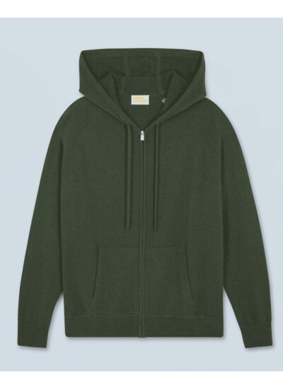 Pull Hoodie Zippé Basique