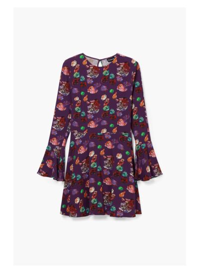 ROBE FLOWER SCRIBBLE LACROIX