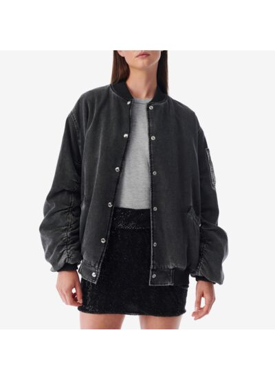 Bomber Oversize En Jean Ilaro