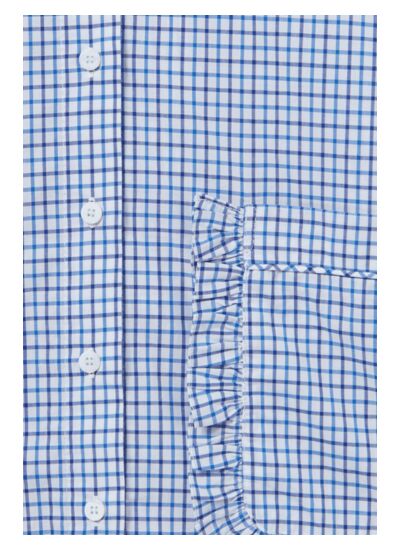 Chemise carreaux poches