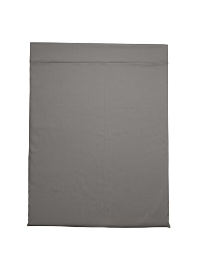 Drap plat Partition Satin de coton Coloris Gris