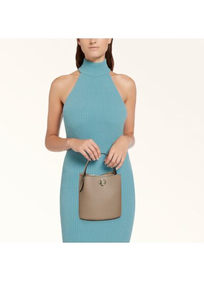 DANAE MINI BUCKET BAG - VITELLO KERIA