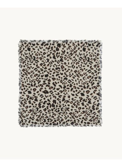 Petit Bandana Hachi Leopard avoine