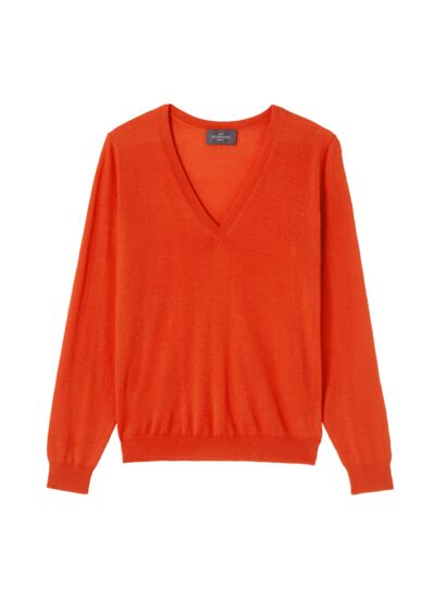 Pull col V ultrafin - Femme - CELEBRITY