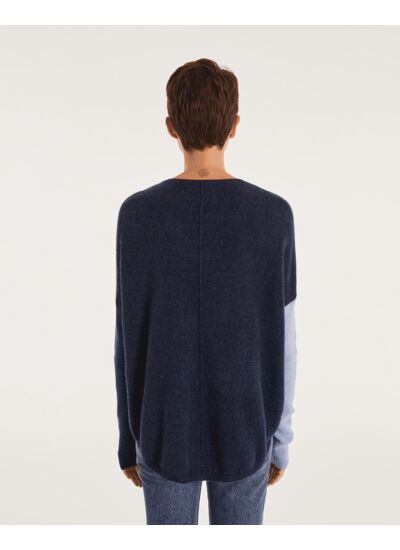 Pull Misha Colorblock Pull cachemire col v oversize liquette