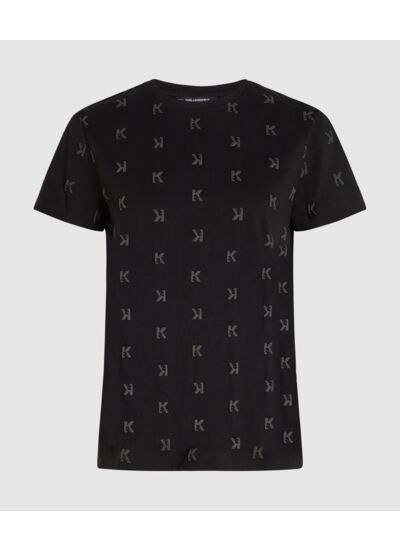 K LOGO AOP T-SHIRT